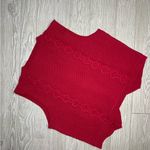 L.L.Bean Vintage cotton wool cable knit button cardigan sweater vest sleeveless Photo 2