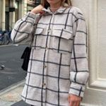 Z Supply PLAID TUCKER JACKET LARGE Photo 0