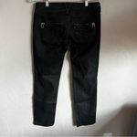 Mango MNG Washed Black Moto Skinny Textured Denim Jeans Photo 7
