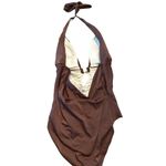 Chic Brown Halter One Photo 3