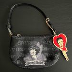 Vintage 2006 Betty Boop Handbag Purse Wristlet King Features Syndicate New w tag Black Photo 0