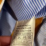 Noonday Rustic Leather Tote Shoulder Bag zipper Photo 11