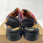 Farm Rio  Mixed Print Floral Puffy Platform Slingback Sandals (8) Photo 4