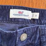 Vineyard Vines women’s corduroy navy pants Photo 1