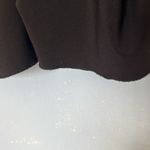 Sympli Quarter Sleeve Draped Scoop Neck Stretchy Lagenlook Tunic Dress Black Size 8 Photo 4