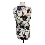 Eden Ruth Maddie White Floral Sleeveless Blouse Tank Top Women's Small Boho Chic Photo 3