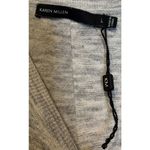 Karen Millen Women's Top Cold Shoulder Heather Crewneck Long Sleeve Gray Large Photo 5