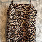 ZARA  Trafaluc Leopard Print Mini Slip Dress Women's Size L‎ Photo 0