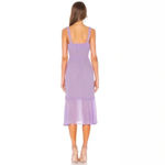 Lovers + Friends  Arden Midi Dress in Lilac Lavender Purple Size Medium Photo 2