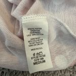 Pink and White Polka Dot Lace Tank Top Size M Photo 3