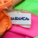 La Blanca Vintage 80s Neon Colorblock One Piece Swimsuit Photo 9
