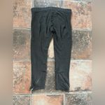 Peruvian Connection  Dark Gray Leggings With Zipper Detail Sz 8 Photo 1
