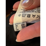 Pinko Shirt Women 2 Black Ruched Gathered Tie Front Cropped Cami Gothic Sexy Photo 7