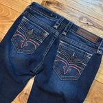 Rock Revival “Alivia” Skinny Jeans, Red Stitching, Sz 29 Photo 0