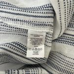 Loft ANN TAYLOR  Top Stripe Blue White Blouse Business Casual Office Extra Small Photo 6