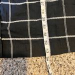 Madewell Black White Grid Button Front Long Sleeve Shirt Dress Size M Photo 4