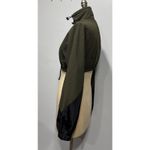 Collusion Womens Full Zip Short Cropped Jacket Sz 2 High Neck Long Sleeve Green Photo 1