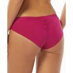 Vince Camuto Swim Raspberry Bikini Bottoms Ruched Back Shirred Cheeky Size M Photo 1