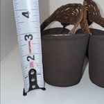 Yellow Box  Platform Wedge Sandals w Boho Woven Upper Women’s 10 Tan & Brown Photo 5