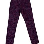 Anthropologie Sanctuary Social Standard Leopard Maroon Ankle Skinny Jeans - 4 Photo 1