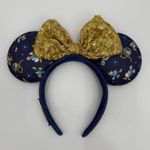 Lounge Fly  Walt Disney World 50th Anniversary Minnie Ear Headband Gold Sequin Photo 10