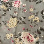 Talbots Women’s  vintage linen blend floral high waist pants 6 Photo 3