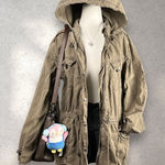 Buffalo David Bitton  Military Utility Jacket Women’s M Green Y2K Twilight Grunge Photo 0