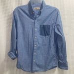 Hollister VTG  Women’s Denim Shirt S Button Down Long Sleeve 35” Bust Slim Fit Photo 0