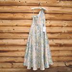 Mac Duggal   11919 Multicolor One Shoulder Brocade Floral Dress With Bow Photo 13