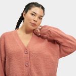 UGG  Nyomi Comfy Soft Pink Cardigan Sweater Photo 0