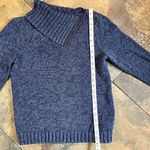 American Living  Women’s Blue Cowl Neck Sweater Large Photo 4