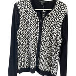 August Silk NWT  Heritage size XL leopard print cardigan. Photo 0