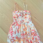 Abercrombie & Fitch Floral Print Poplin Midi Dress Small Casual Coastal Vacation Photo 4