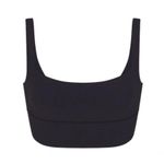 SKIMS  Fits Everybody Square Neck longline bralette in Onyx Photo 1