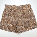 J.Crew Size M Poplin Short in Ornate Paisley Pull-On Cotton Pocket Style BH824 Photo 2