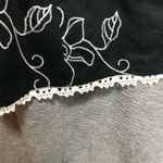 White House | Black Market size 6 black dress lace on bottom hem padded bodice Photo 3