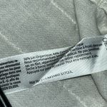 Eileen Fisher  Blazer Organic Linen Cotton Quilted Open‎ Front 3/4 Sleeve Blue M Photo 5