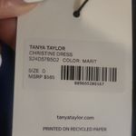 Tanya Taylor  Christine Dress Maritime Blue Size 0 $585 Photo 2