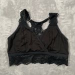 Kindred Bravely Bra Womens Medium Black Nursing Bralette Lace Racerback New Photo 2