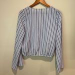 Sadie and Sage  blue and white blouse  Photo 7