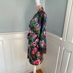 Victoria's Secret Satin & Lace Tropical Floral Kimono Bell Sleeve Robe XS/S Photo 6