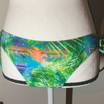 Sun and Sea Tropical Print Side Tie Bikini Bottoms Size L Photo 1