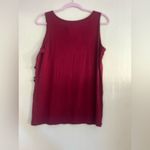 Calvin Klein  Burgundy Sequin Tank Top Photo 1