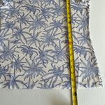 Jean Pierre Klifa Stretch White Coral Print Blouse Short Sleeve, Size L Size L Photo 5