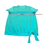 Lands' End 3/$15 LANDS’ END green tie front top Photo 1