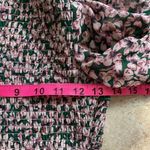 Lulus Floral Forever Green and Pink Floral Print Smocked Skater Dress Photo 13