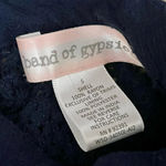 Band of Gypsies Navy Halter Crochet Crepe Gauze Mini Dress Women’s S Boho Photo 7