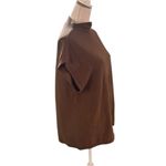 Madewell Oversized Funnelneck Tunic Top in Golden Spinach S Photo 4