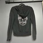 Zadig & Voltaire  Sixtine Skull Camo Skull Merino Wool Full Zip Hoodie Black M Photo 1
