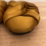 No21 satin knot Mustard yellow mule with rhinestones Pink Size 6 Photo 7